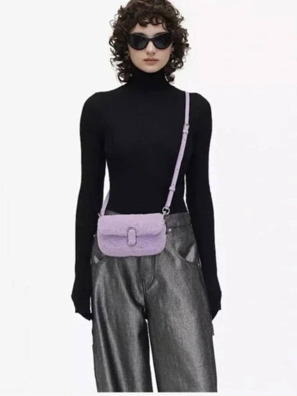 Marc Jacobs The Teddy J Marc Mini Bag in Lilac